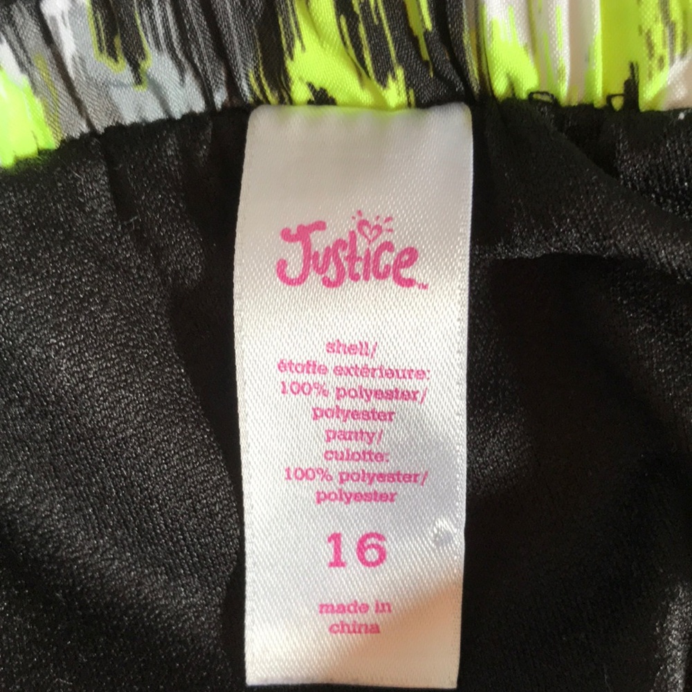 Justice Girls Athletic Running Shorts - Picture 3 of 3